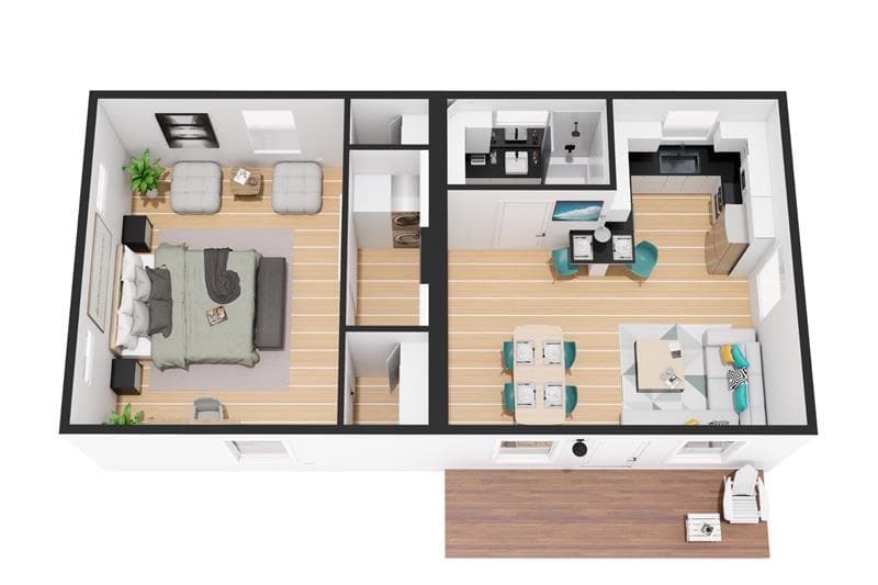 BOXABL Casita One Bedroom model