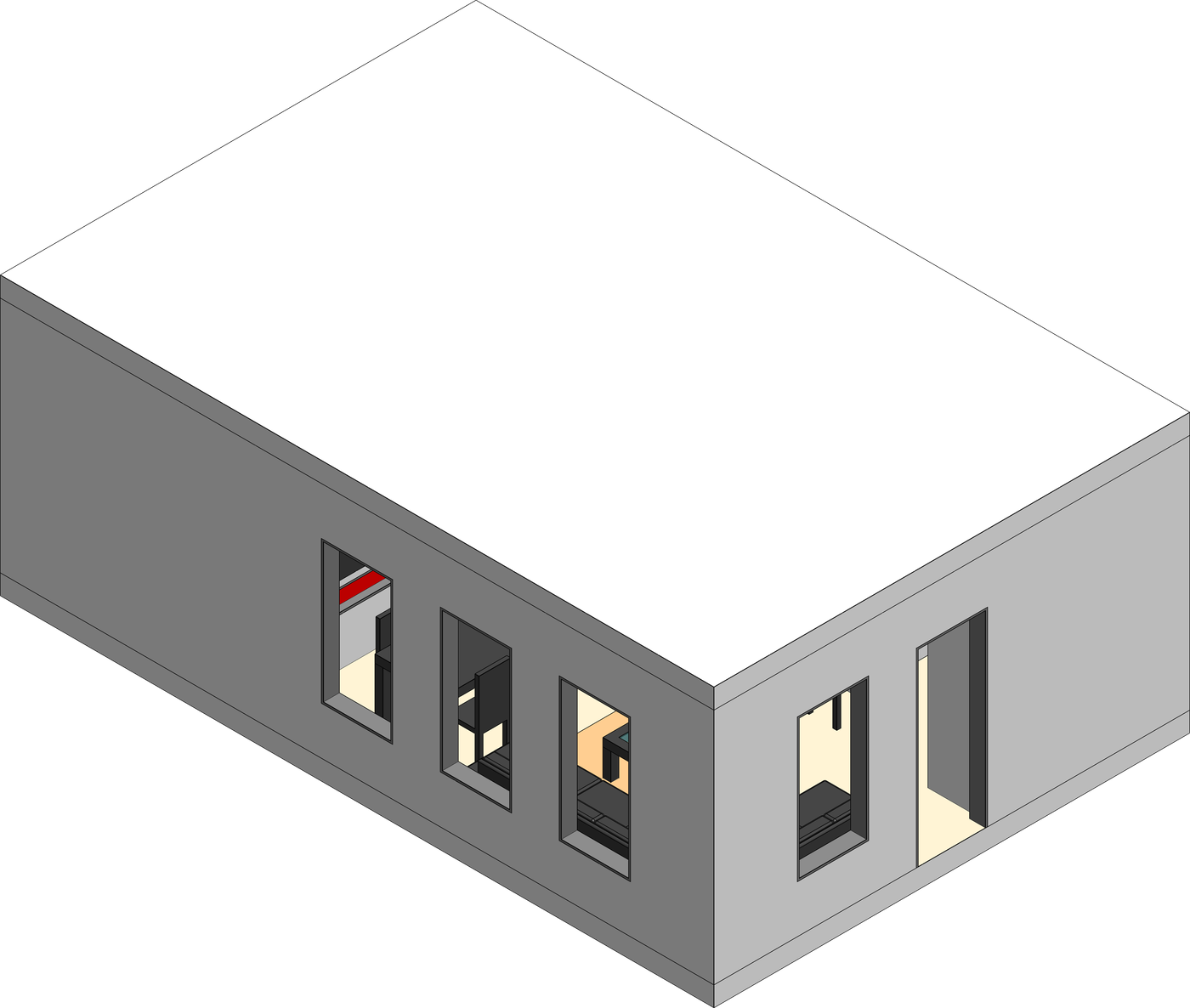 Boxabl 20' × 30' room — 600 sq ft 1 bed / 1 bath casita
